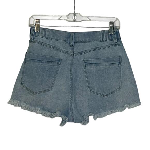 Sincerely Jules blue cut out high waist shorts size 29 - Picture 2 of 8